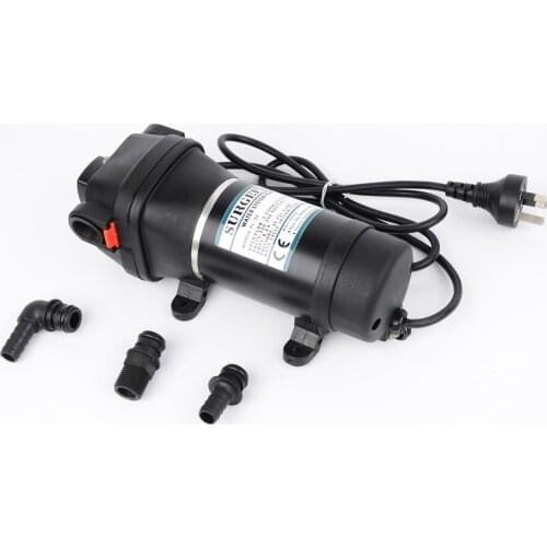 AC 110V/220V 132W 35PSI/2.4Bar Lift 20m Household Large Flow Automatic Pressure Switch Mini Electric Diaphragm Water Pump FL-32