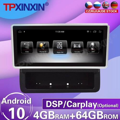 4+64G For Honda VEZEL Android 10.0 Screen Car Stereo Radio Tape Recorder Video Multimedia Player GPS Navigation Carplay DSP