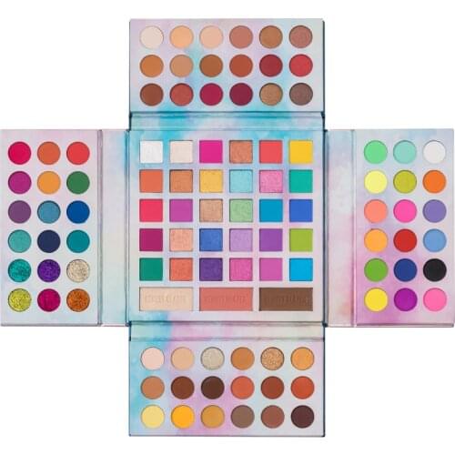 BEAUTY GLAZED 105/40/ Colors Eyeshadow Palette Natural Matte Waterproof Long Lasting Glitter Eyeshadow Makeup Cosmetic TSLM1