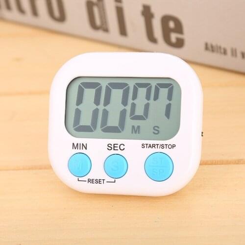 Timer Large Magnetic LCD Digital Kitchen Countdown Stopwatch Alarm with Stand Kitchen Timer Practical Cooking Alarm Clock Gadget