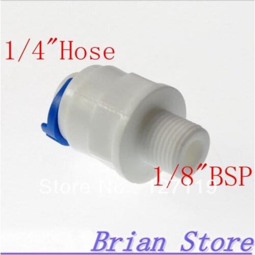 Water Filter Parts 5pcs 3/4" hose quick connection 1/8" BSP Male Thread pipe connection fit ro water purifier system