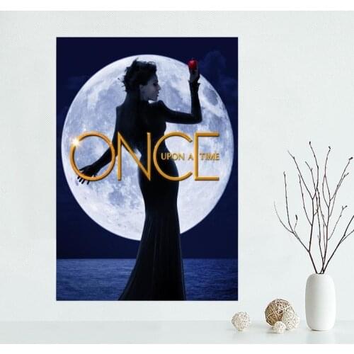 Once Upon A Time Canvas Poster Custom Canvas Painting Poster print cloth fabric wall art poster