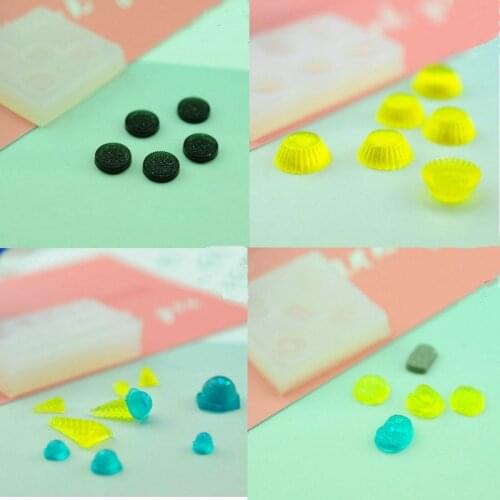 Jewelry tool Mini biscuits Silicone mould Pendant Mould For Resin Real Flower DIY Mould Jewelry Making Tool resin molds for jewe