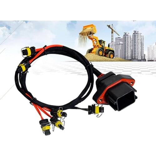 Excavator connector E330D/336D injector C9 engine harness to plug excavator fitting connector