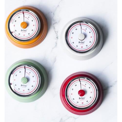 Kitchen Gadgets Mechanical Timer Timer Student Reminder Timer Mechanical Spring Bottom Magnet Four Colors Optional Kichen Tool
