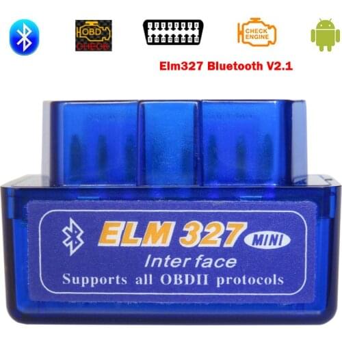 Mini Elm 327 Obdii Adapter Elm327 Bluetooth V2.1 Obd2 Diagnostic Car Auto Interface Scanner For Android Elm327 Diagnostic tools