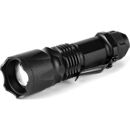 Mini Tarctical Flashlight 3 Mode 690lm White Light Zoomable LED Flashlight Torch LED Lamp Torchlight Lantern (1x 14500/ AA)