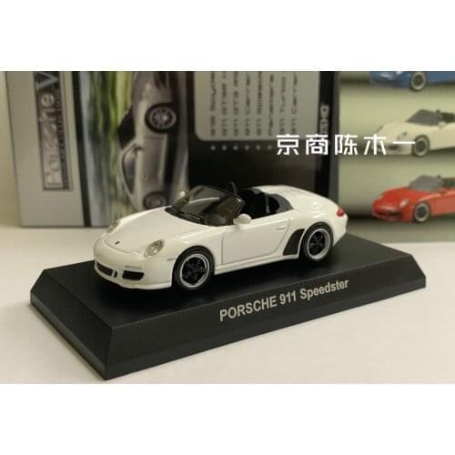 KYOSHO 1/64 PORSCHE 911 Speedster convertible 997 generation Collect die casting alloy trolley model