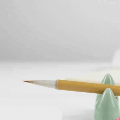 White Clouds Writing Brush Set Woolen Hair Brush Pen Set Caligrafia Huzhou Calligraph Meticulous Painting Brush Pen Tinta China