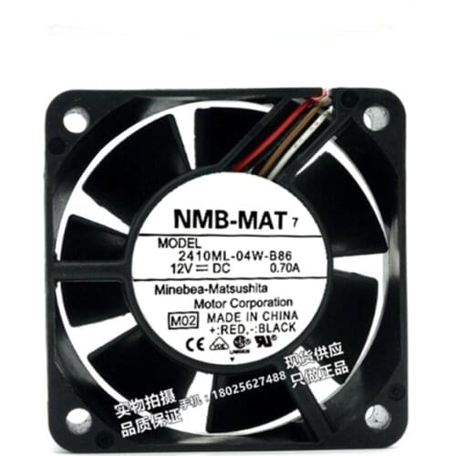 Original-MAT 2410ML-04W-B86 12V 0.70A 6CM 4-line PWM temperature control cooling fan