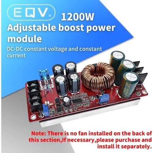 1200W 20A DC Converter Boost Step-up Power Supply Module IN 8-60V OUT 12-83V
