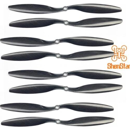 1pack of 4Pairs 1245 3K Carbon Fiber Propellers CW CCW 12x4.5 CF Props for DJI Motor Model Drone Spare Parts 12inch
