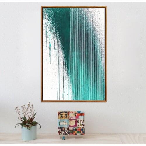 Nordic Minimalist Abstract Lines Canvas Paintings Decorative Paintings Color Space Oil Paintings Wall Art Bedroom Home Decor