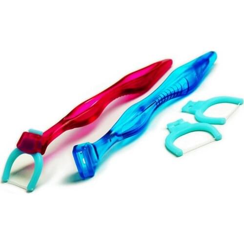 Replaceable Dental Floss Super Fiber Flat Wire Soft Floss Hilo Dental Teeth Sticks Oral Care Hygiene Toothpick 50pcs