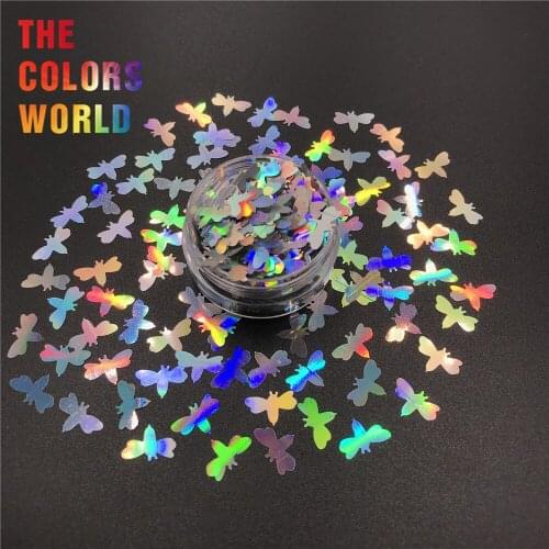 TCT-380 Bee 8*11MM Nail Glitter Nail Art Decoration Makeup Face Paint Tumblers Crafts DIY Festival Accessories Party Suppliers