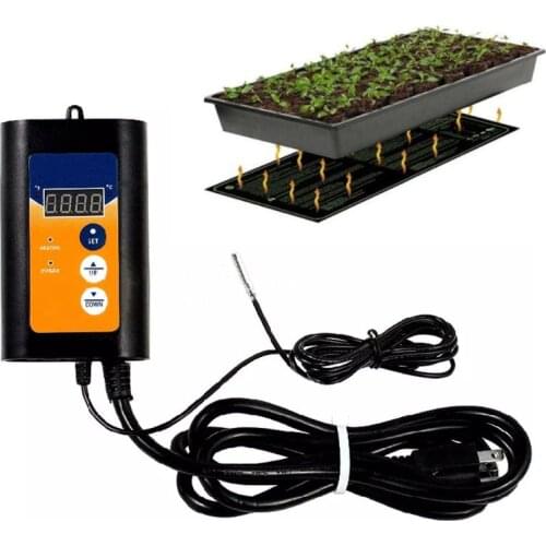 Heat Mat Thermostat 5-40D Planting Temperature Controller Growing Equipment