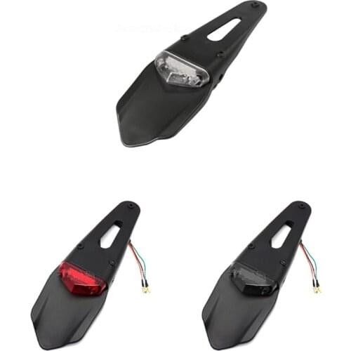 Motorcycle LED Tail Light Rear Stop Brake Lamp Universal for Enduro CR EXC WRF