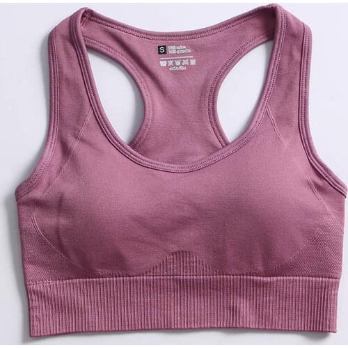 2021 Women Gym Yoga Bra Crop Top Black Pink Green Color Female Fitness Sportswear Yoga Sport Vest Summer Running Sporting Bra