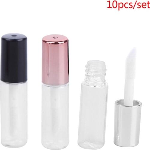 10Pcs/set 1.5ml DIY Lip Balm Tubes With Cap Empty Lip Gloss Tubes Lip Balm Tube Lipstick Cosmetic Container