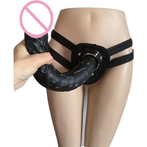 35*5CM Strapon long dildo pants realistic Soft dildo strap on penis big dildo dick removable belt adjustable sex toys for women