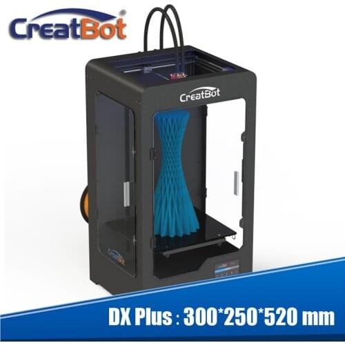 Large 3D Printer 300*250*520mm Metal Case Triple Nozzles/Three Extruders support 6 kind filament 3KG PLA Creatbot