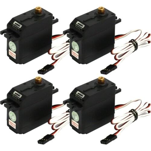 4pcs/lot SpringRC SM-S4315R 15KG 360° Metal Gear Continuous Rotation Servo For RC Robot Car Truck Airplane Toys DIY Servo