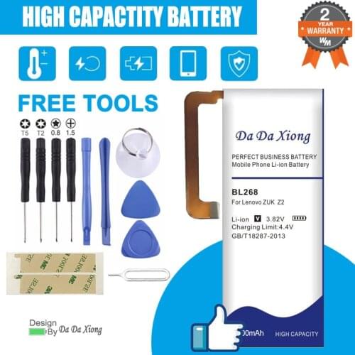 5050mAh BL268 battery for Lenovo zuk Z2 Z2131 Mobile phone replacement battery