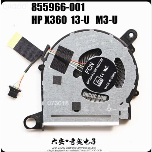 855966-001 Cpu Fan For HP X360 13-U M3-U M3-u001dx M3-u003dx 13-U016tu 13-U151tx 13-U116tu 13-U017tu TPN-W118 CPU Cooling Fan