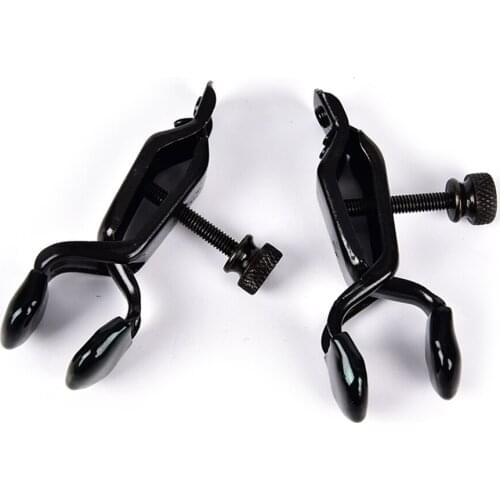 Black Metal Nipple Clamps Steel Breast Clips Clitoris Stimulator Fetish Sex Toys For Woman Butt Plug Bdsm Bondage Esposas Para