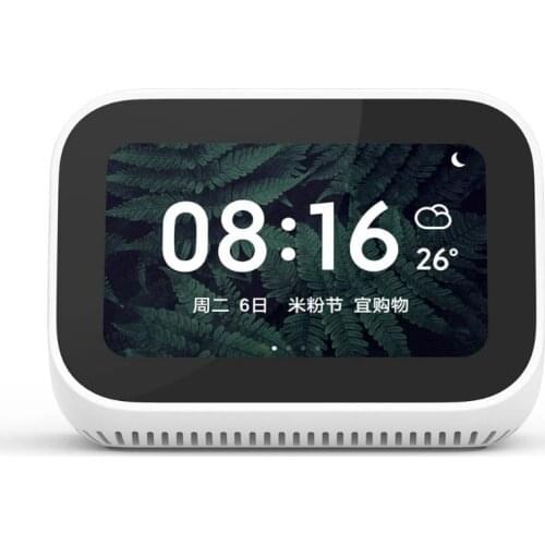 Xiaomi AI Smart Speaker Wireless Touch Screen Bluetooth-Compatible Digital Display Clock WiFi Connection Оратор Mi Speaker 10m