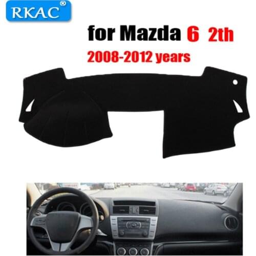 Car dashboard cover mat for Mazda 6 2th 2008-2012 years left hand drive dashmat pad dash mat covers auto dashboard accessories