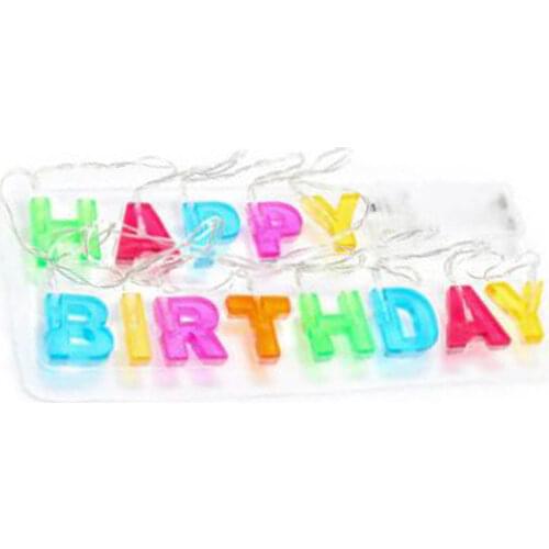 LED String Lights Battery-powered Creative Splicing Letter Decoration String Lights Lanterns Christmas Party Display Lights