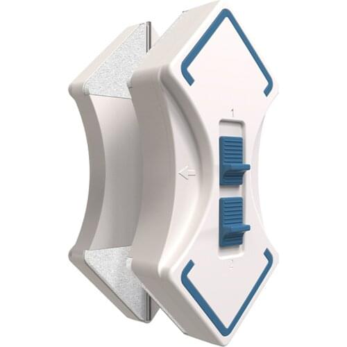 Magnetic Window Cleaner Adjustable Double Sided Magnetic Glass Wiper Cleaning Tool With Safety Rope Window Cleaning Tool