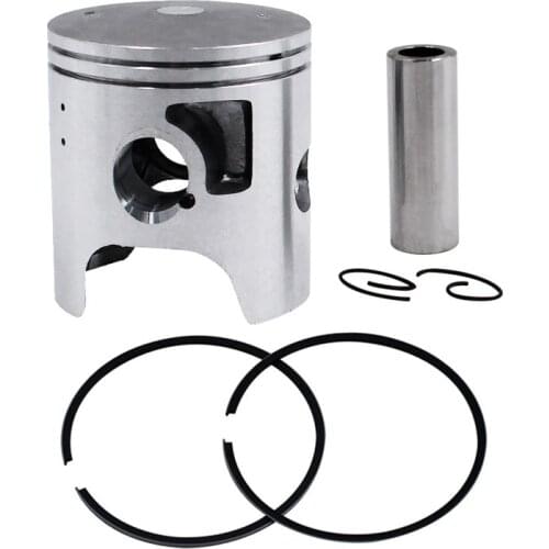 Motorcycle Bore Size 56 56.25 56.5 57mm Motorcycle Standard Piston Kit Pin Rings Clips Set For Kawasaki KDX125 KDX 125 1990-1999