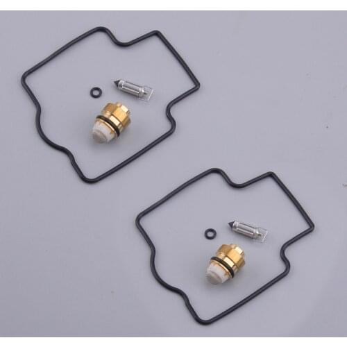 2 Sets Carburetor Repair Rebuild Kit Accessories Motorcycle Fit for Kawasaki ZX750P1 ZX750P8 Ninja ZX7R ZX9R ZX10 ZX900 ZX1000