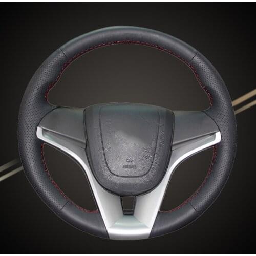 Car Braid On The Steering Wheel Cover for Chevrolet Cruze 2009-2014 Aveo 2011-2014 Orlando 2010-2015 Holden Cruze 2010 Auto