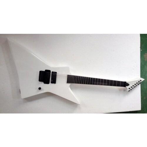 Shelly new store factory custom 7 strings maple body one PU ebony fingerboard black floyd rose reverse headstock electric guitar