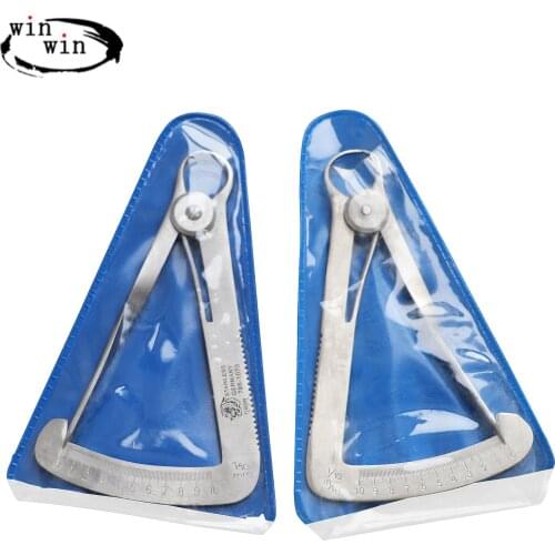1pc Stainless Steel Dental Gauge Caliper Dentist Tools Dentistry Caliper For Metal / Wax Dental Lab Tool Scale Autoclavable
