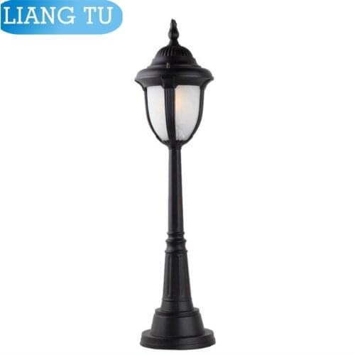 Street lamp pole landscape light pole Europe garden outdoor lighting poles black classical outdoor pole lamp
