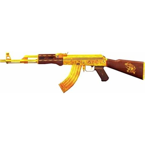 Gun Shaped AK-47 Rifle Sticker Personality 3D Car Stickers Vinyl Waterproof Decal For Window Bumper Automobile,20cm*10cm