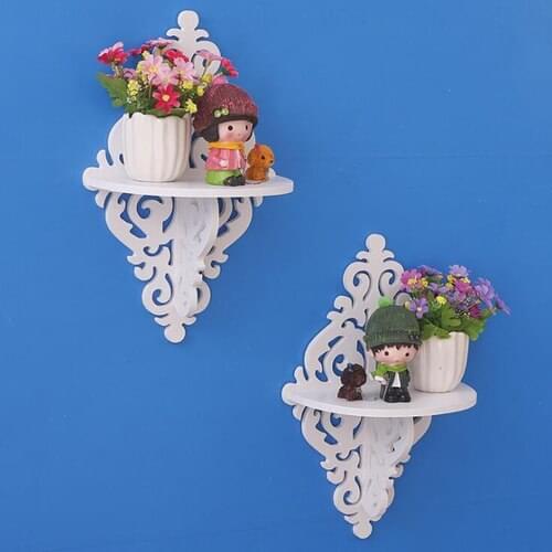 High Quality Creative Flower pot storage sheves Decorative Pattern Wall Shelf Storage Holders Home Decoration Wall Racks