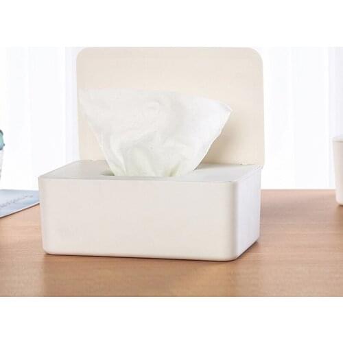 Tissue Storage Box Kitchen Accessories Wet Wipes Dispenser Holder Tissue Storage Case With Lid For Home Bathroom Kitchen