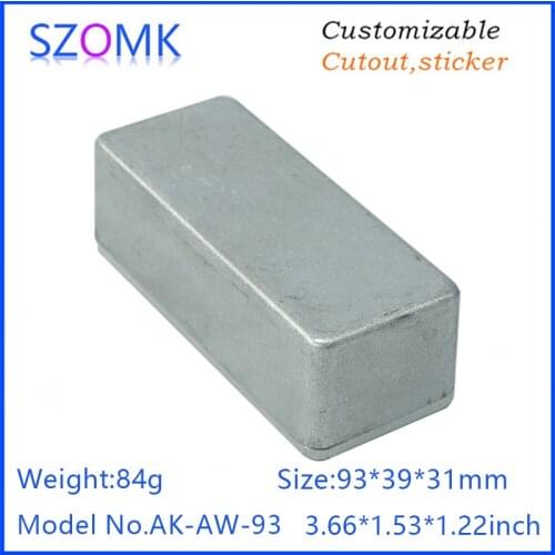 1 Pcs Guitar Effects Pedal Aluminum Stomp Box Enclosure for DIY Guitar Pedal Kit 1590A 1590G 1590B