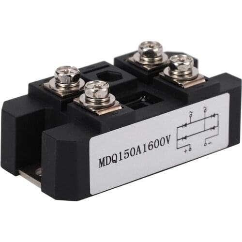 1Pc MDQ 150A-1600V Black Single-Phase Diode Bridge Rectifier 150A Amp High Power 1600V