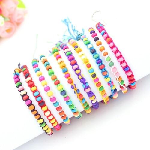 10 Colors Bohemia Mix Match Bead Friendship Bracelets for Women Colorful Beads Bracelets & Bangles Pulseras Mujer