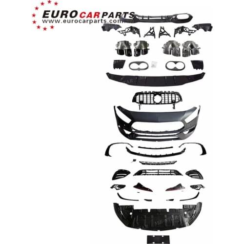 2019 Year A Class W177 A45 S Ti Bodykits Car Bady Kit Upgrad Set Full Auto Automotive Body Kit Facelift Parts