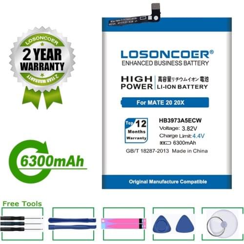 6300mAh HB3973A5ECW Battery For Huawei Honor Note 10 RVL-AL09 RVL-AL10 Mate 20 X Mate20X 20 X EVR-AL00 Honor 8X Max Batteries