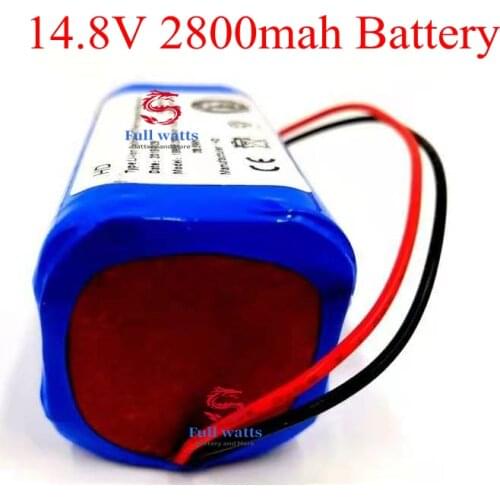 14.8V 2800mah Battery 4s 3.7v Pack 2800mah for Jisiwei I3 Sweeping Robot Home Intelligent Navigation Automatic Vacuum Cleaner