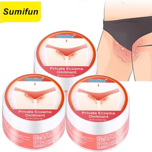 Antipruritic Antibacterial Cream Eczema Ointment Women Men Armpit Skin Privates Body Itching Remove Odor Pruritus Dermatitis