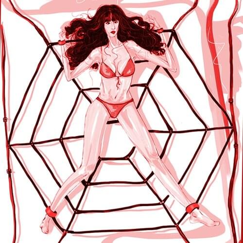 BDSM New Under Bed Handcuffs Restraint Fetish Bondage Spider Web Slave Bed Sex Products Handcuffs Erotic Sex Toys for Couples